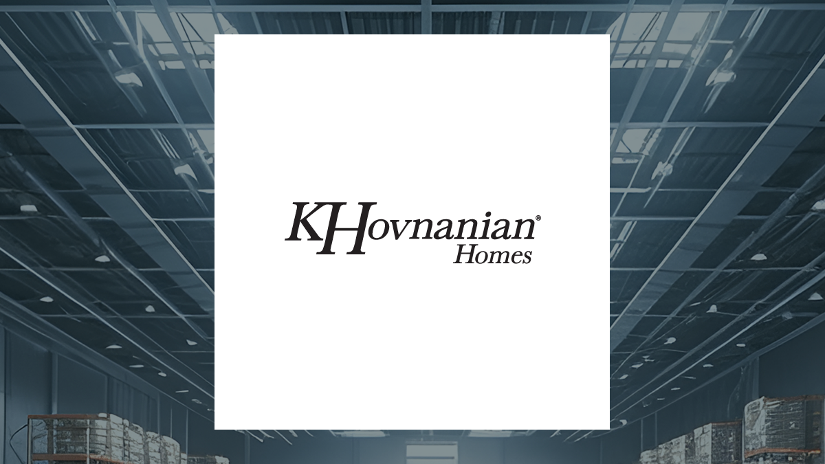 Hovnanian Enterprises logo with Construction background