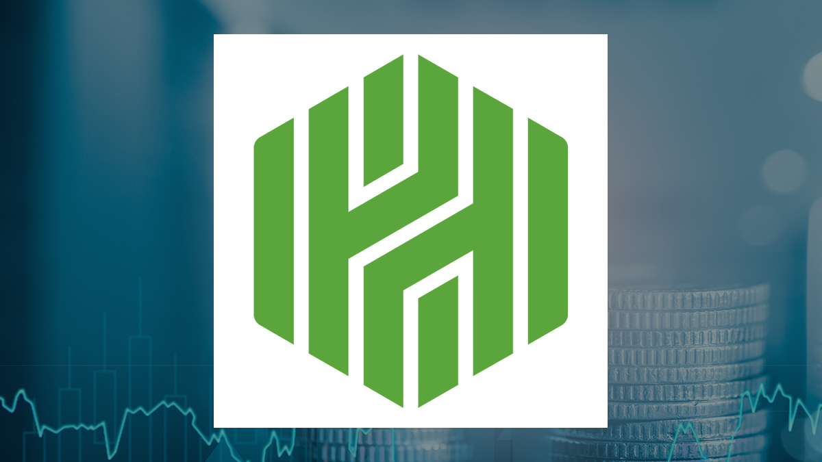 Huntington Bancshares logo with Finance background