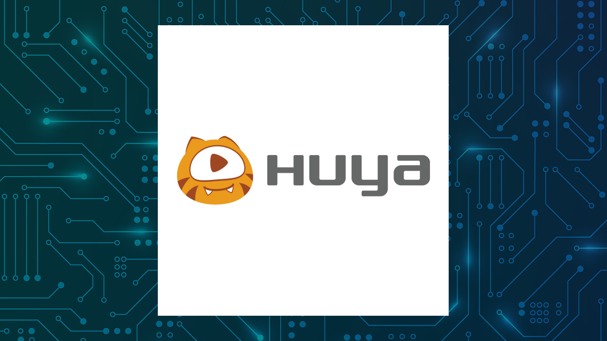 HUYA logo with Computer and Technology background