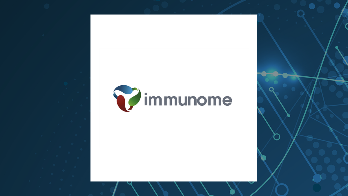Immunome logo with Medical background