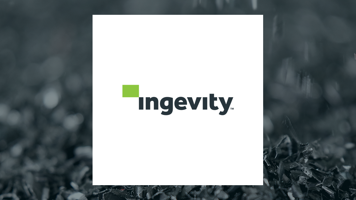 Ingevity logo with Basic Materials background