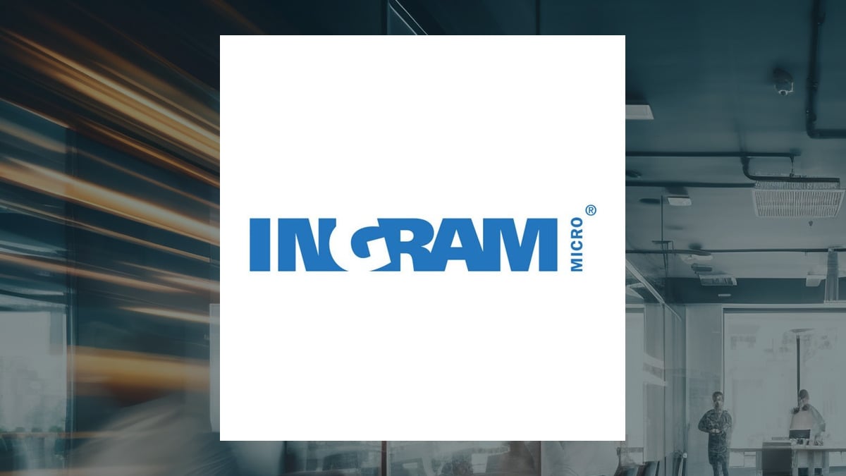 Ingram Micro logo with Business Services background