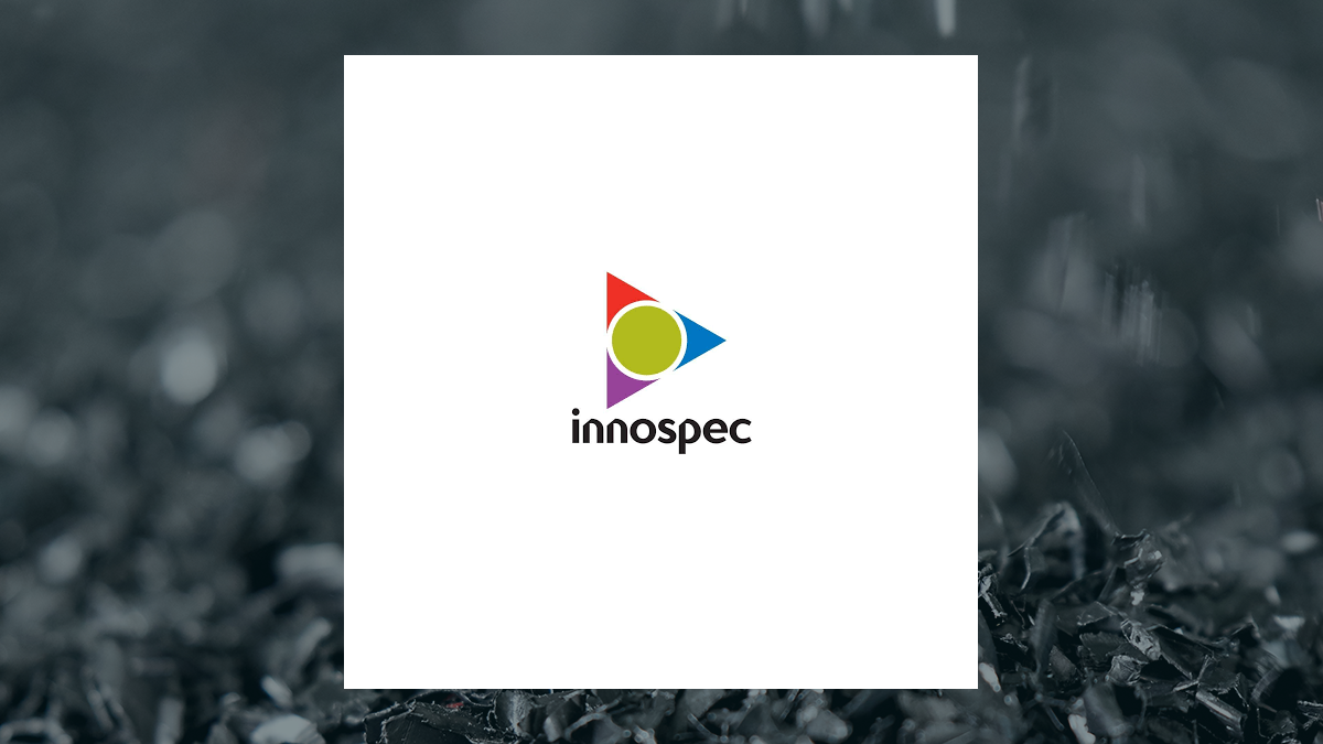 Innospec logo with Basic Materials background