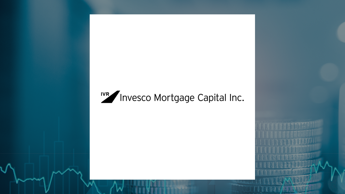 Invesco Mortgage Capital logo with Finance background