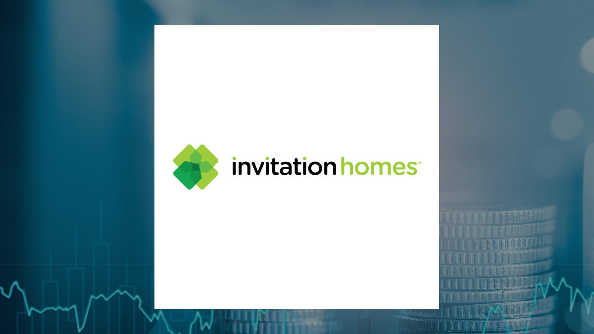 Invitation Homes logo with Finance background