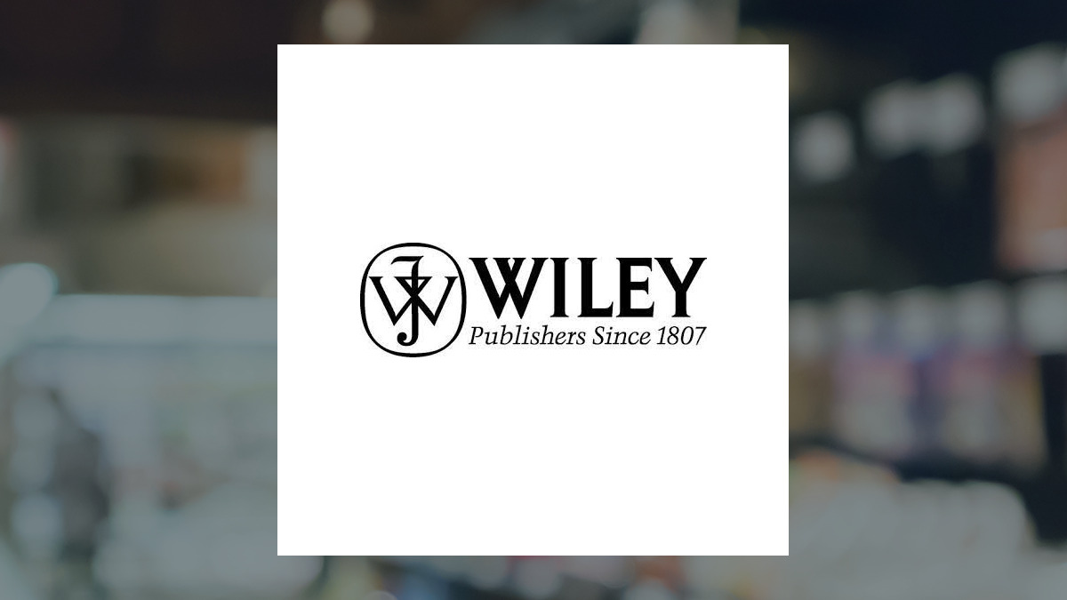 John Wiley & Sons logo with Consumer Staples background