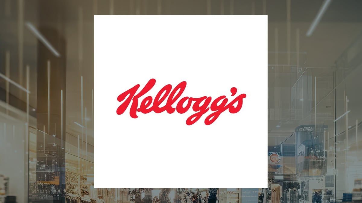 Kellanova logo with Consumer Discretionary background