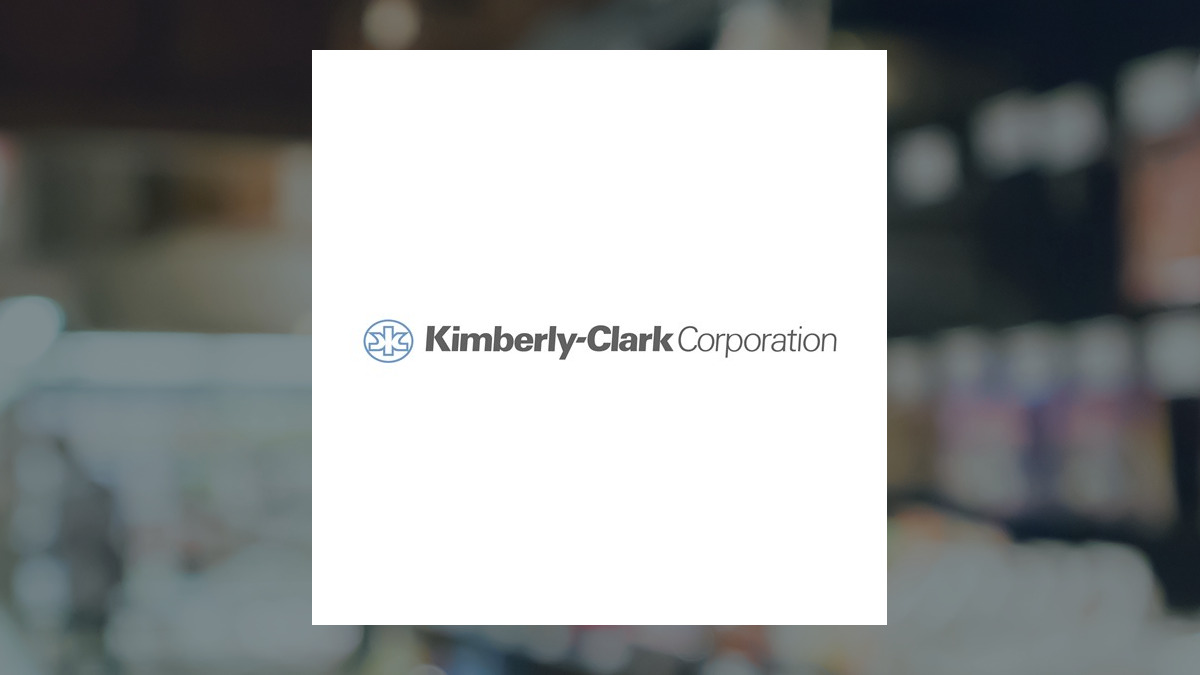 Kimberly-Clark logo with Consumer Staples background