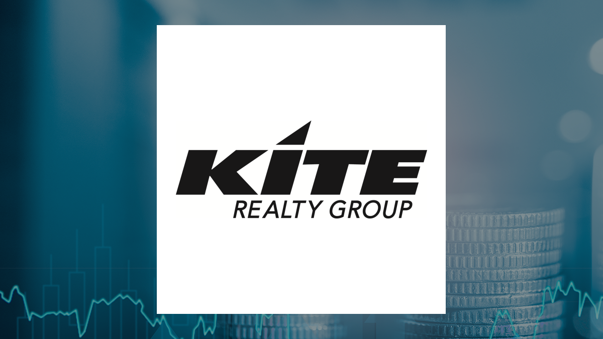 Kite Realty Group Trust logo with Finance background