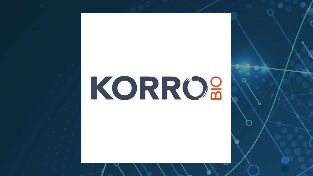 Korro Bio logo with Medical background