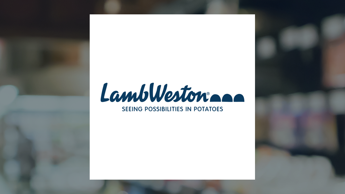 Lamb Weston logo with Consumer Staples background