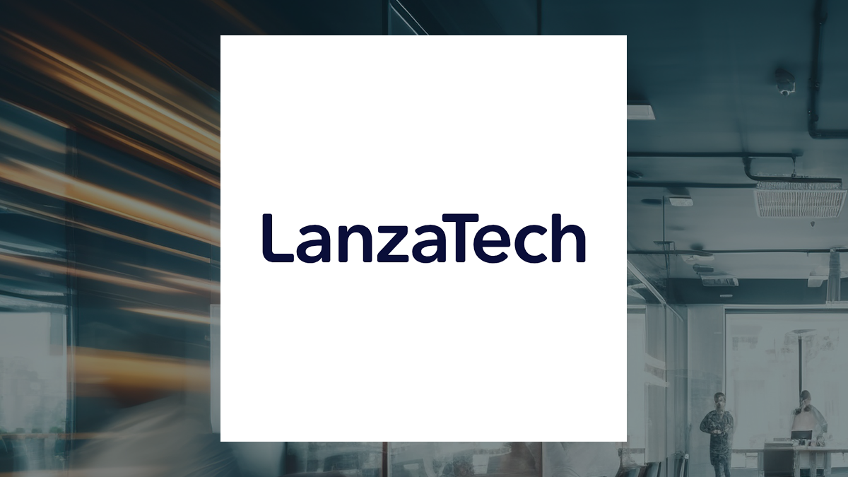 LanzaTech Global logo with Business Services background