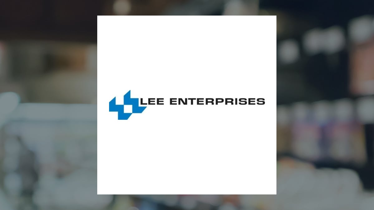 Lee Enterprises logo with Consumer Staples background