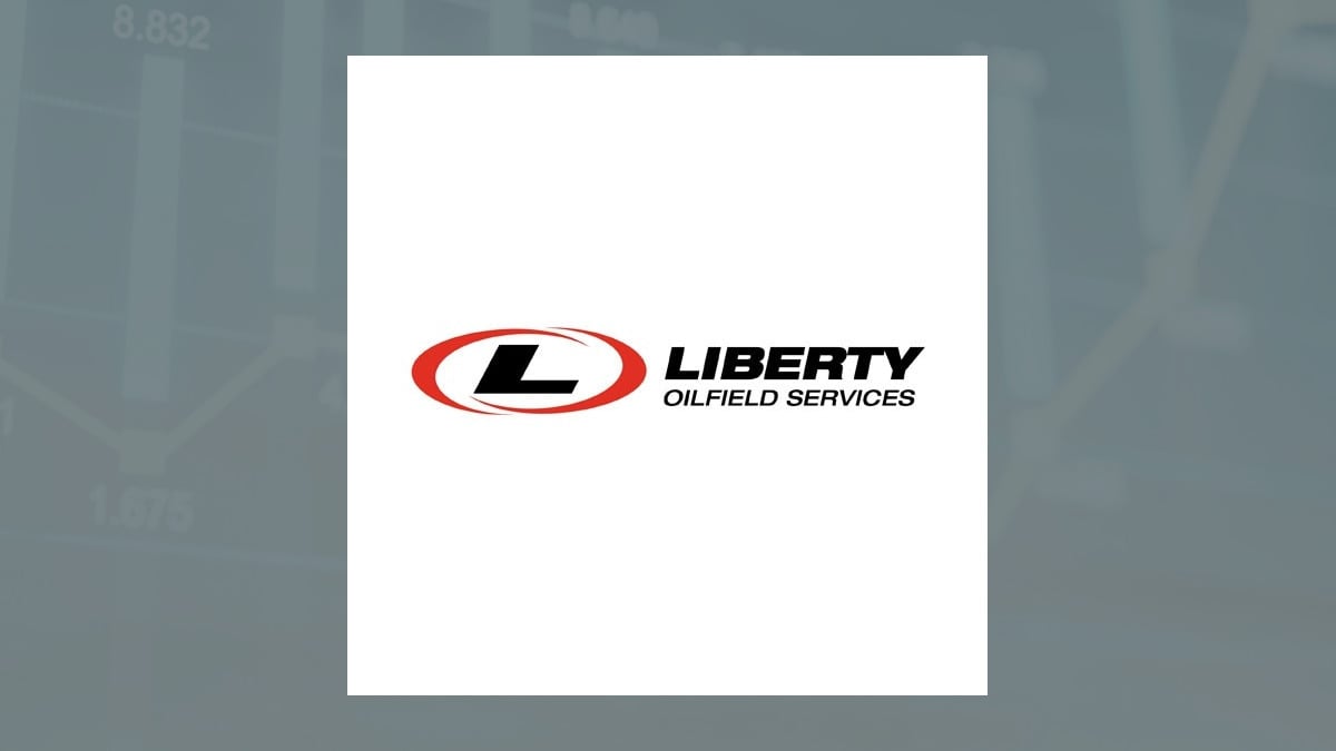 Liberty Energy logo with Oils/Energy background
