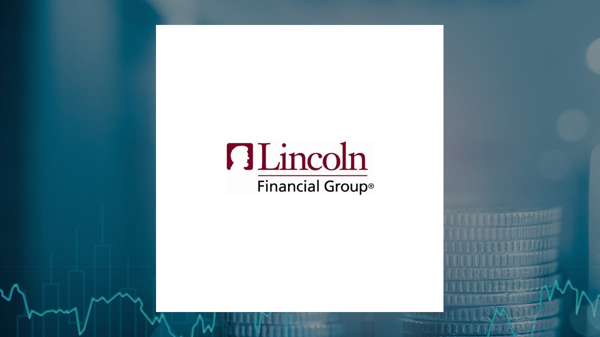 Lincoln National logo with Finance background