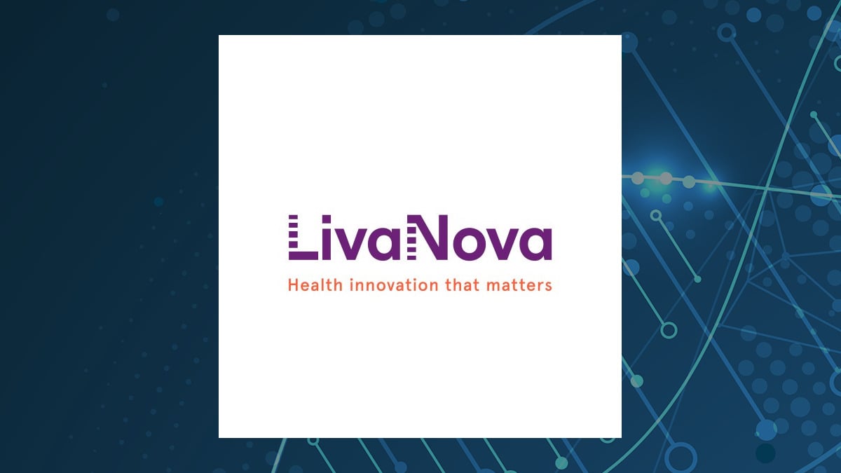 LivaNova logo with Medical background