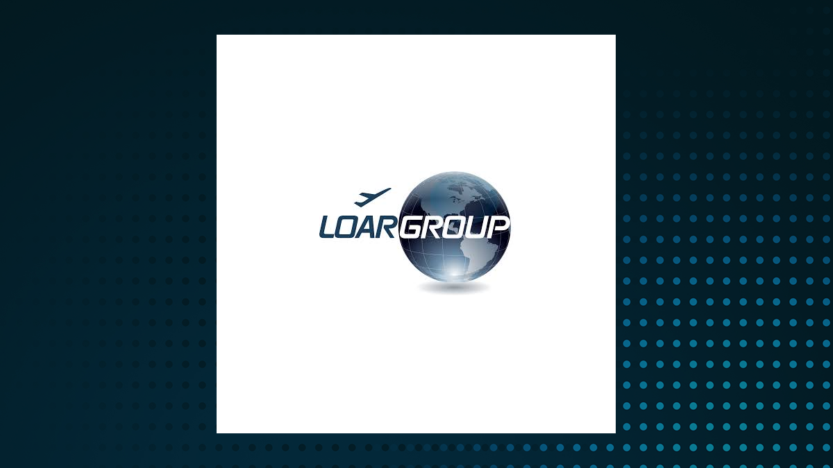 Loar logo with Aerospace background