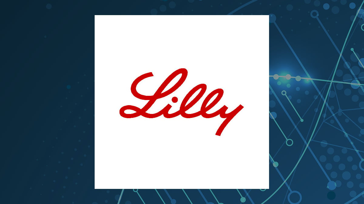 Eli Lilly and Company logo with Medical background