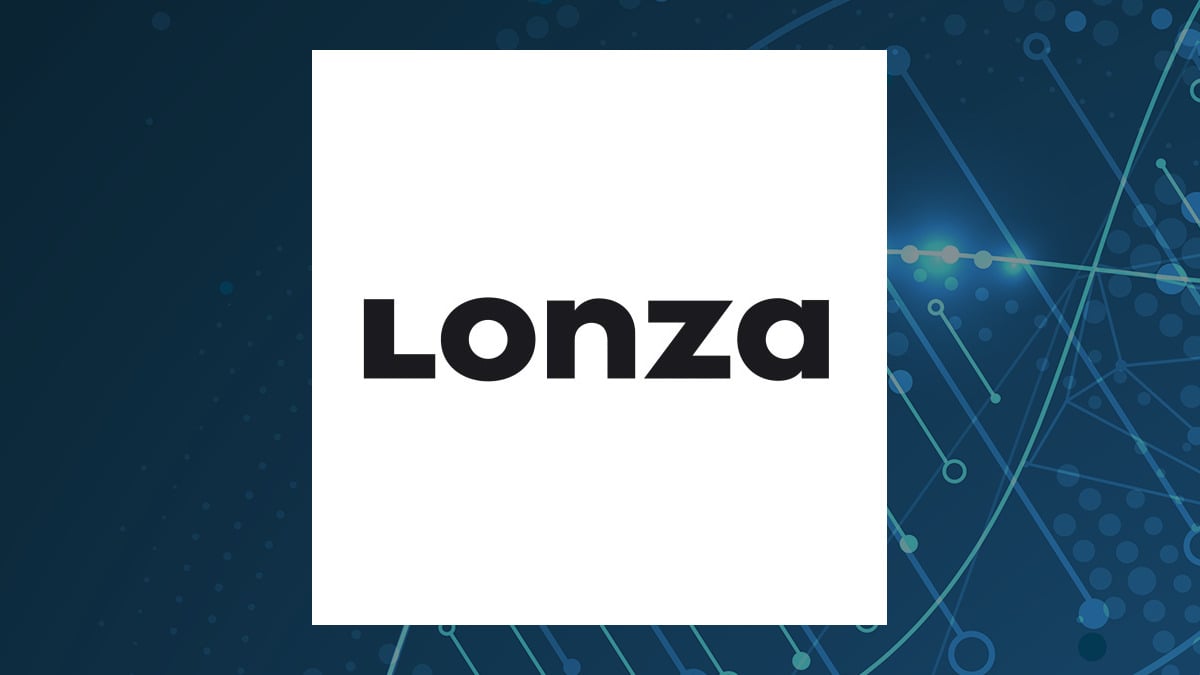 Lonza Group logo with Medical background