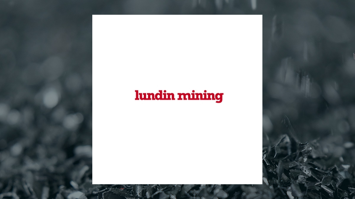 Lundin Mining logo with Basic Materials background