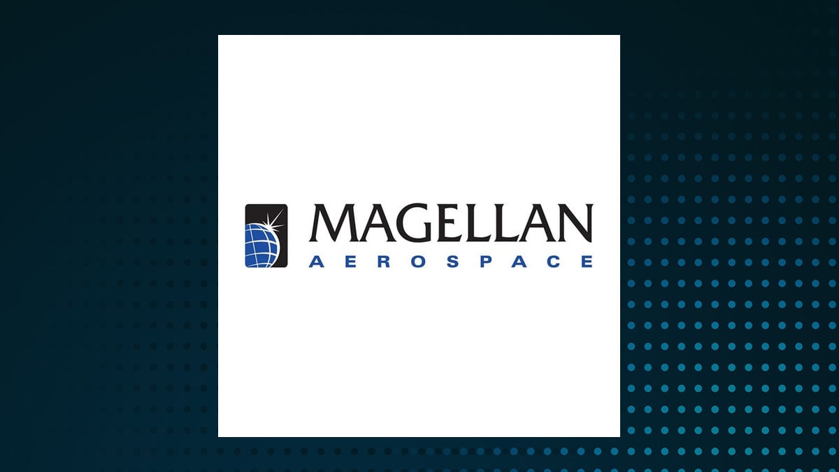 Magellan Aerospace logo with Industrials background