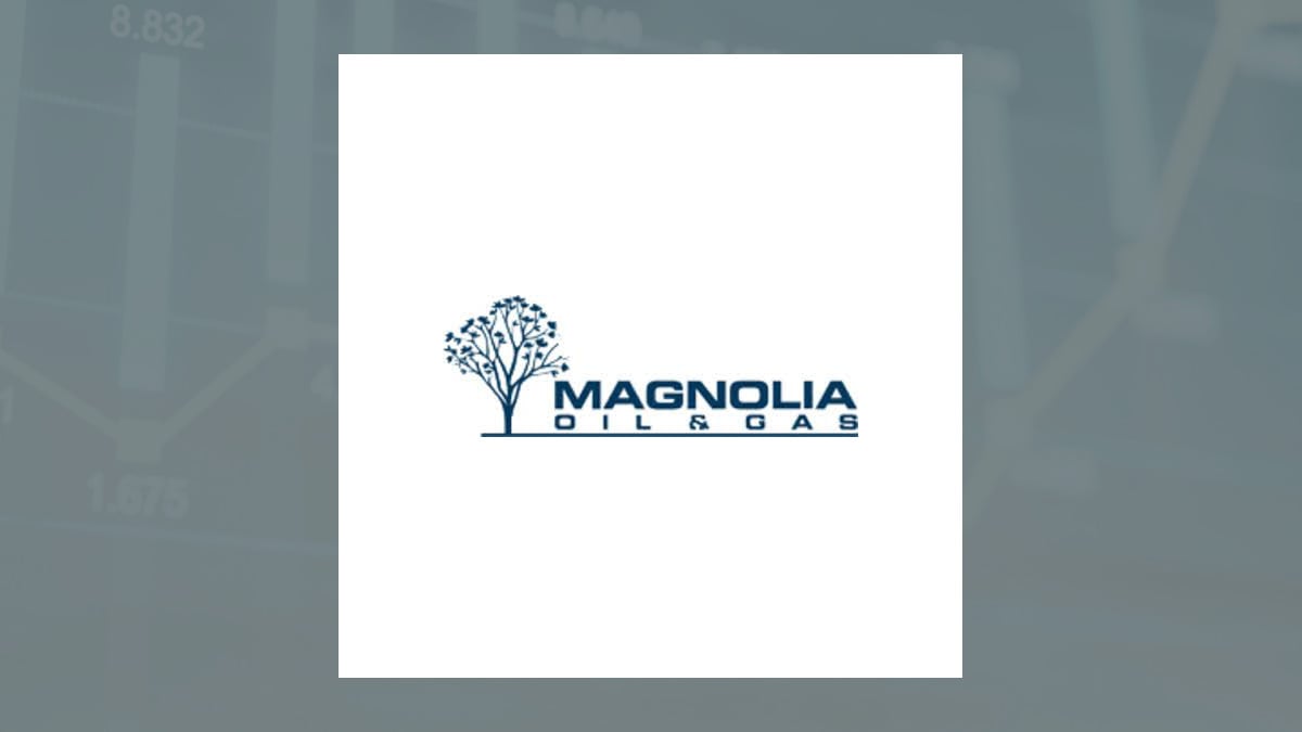 Magnolia Oil & Gas logo with Oils/Energy background
