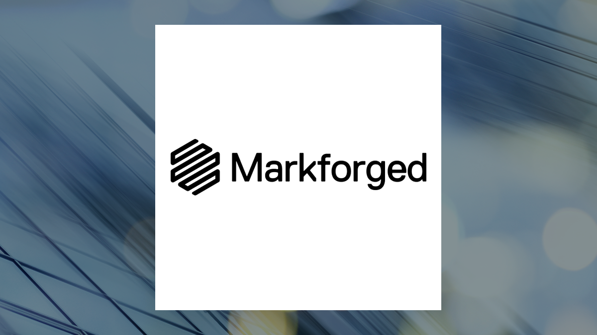 Markforged logo with Industrial Products background