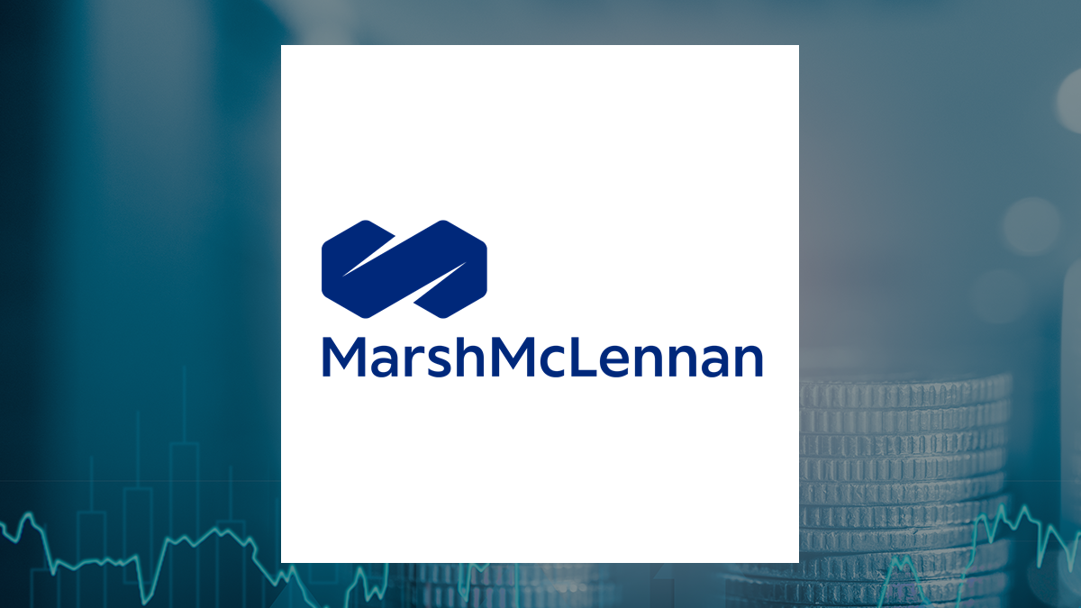 Marsh & McLennan Companies logo with Finance background