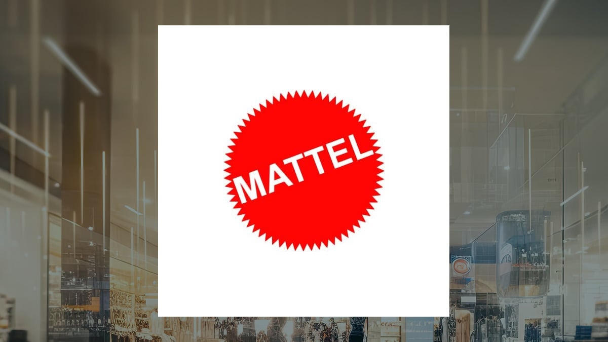 Mattel logo with Consumer Discretionary background