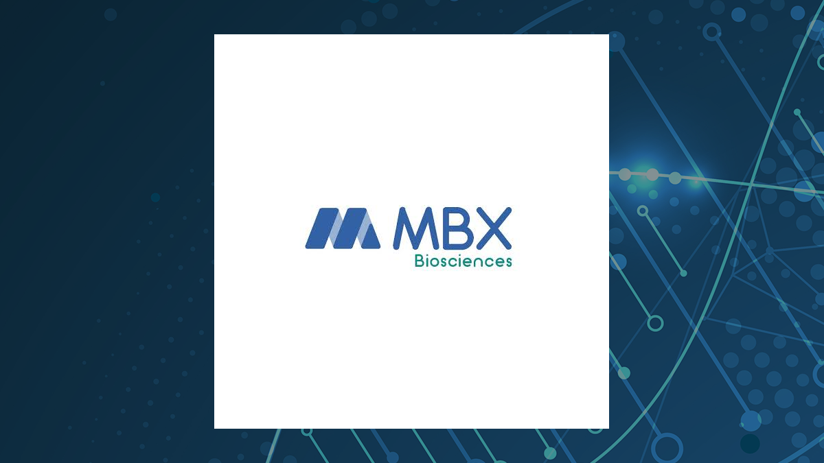 MBX Biosciences logo with Medical background