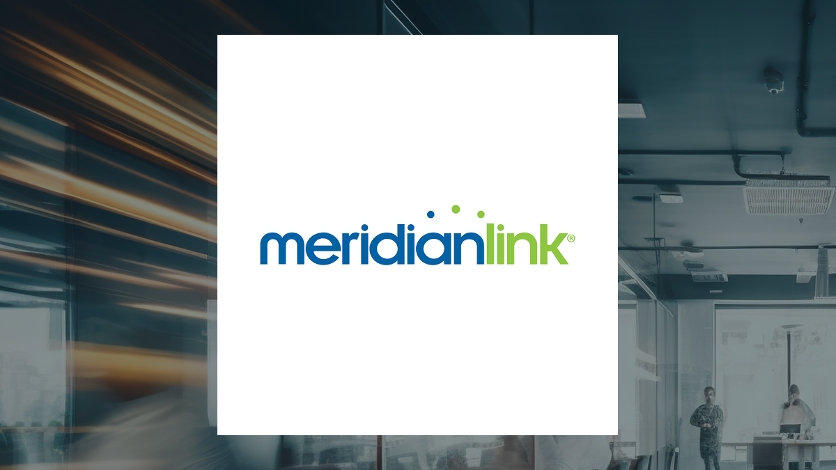 MeridianLink logo with Business Services background