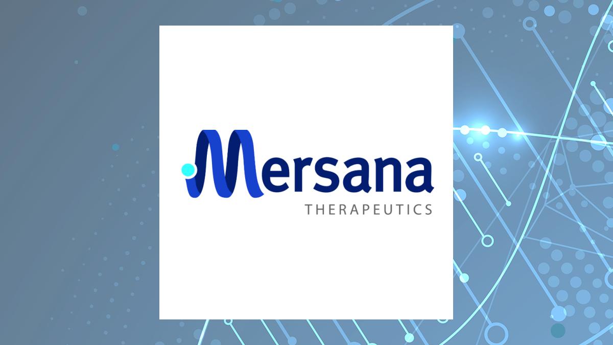 Mersana Therapeutics logo with Medical background
