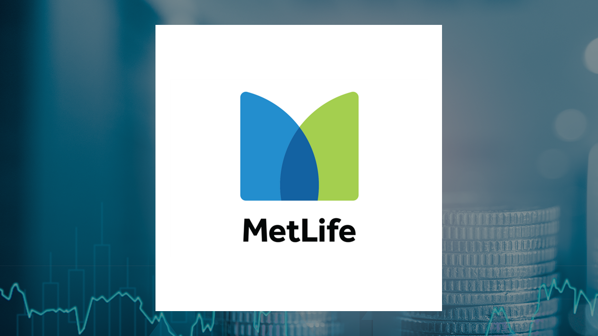 MetLife logo with Finance background