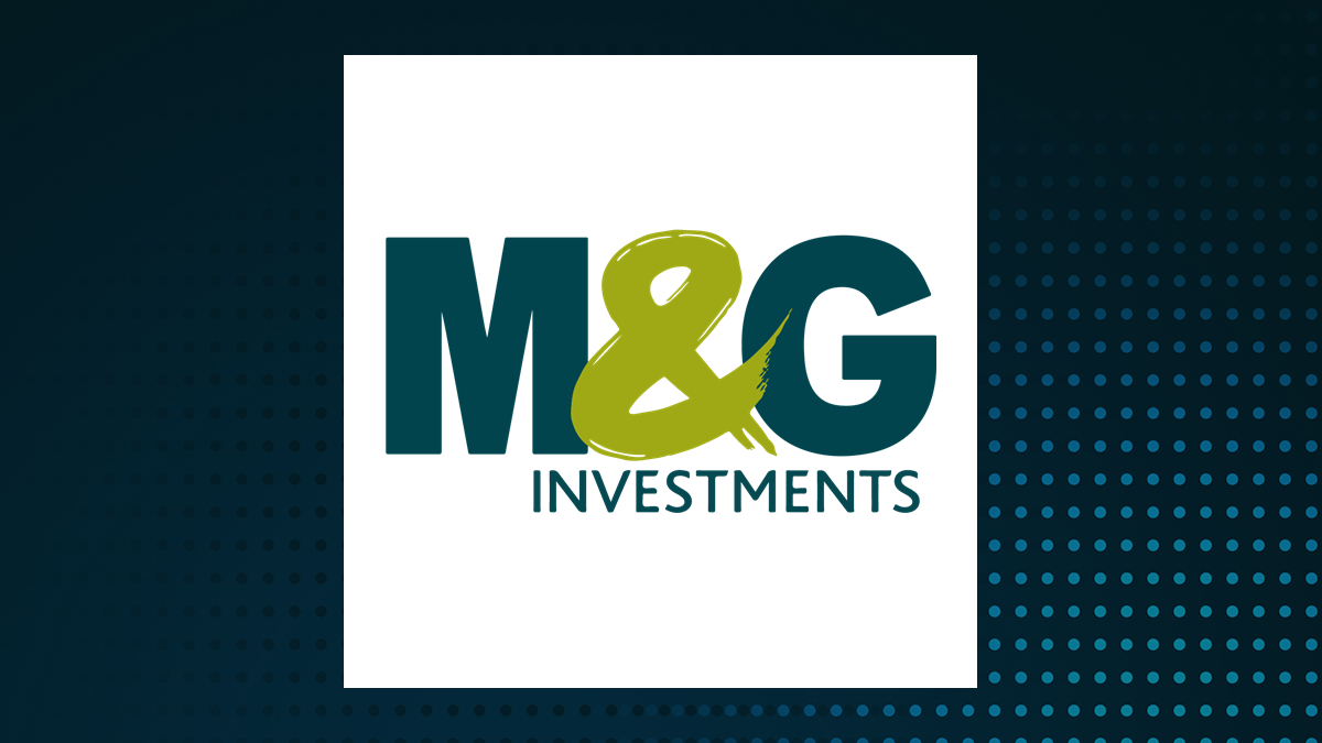 M&G logo with Financial Services background