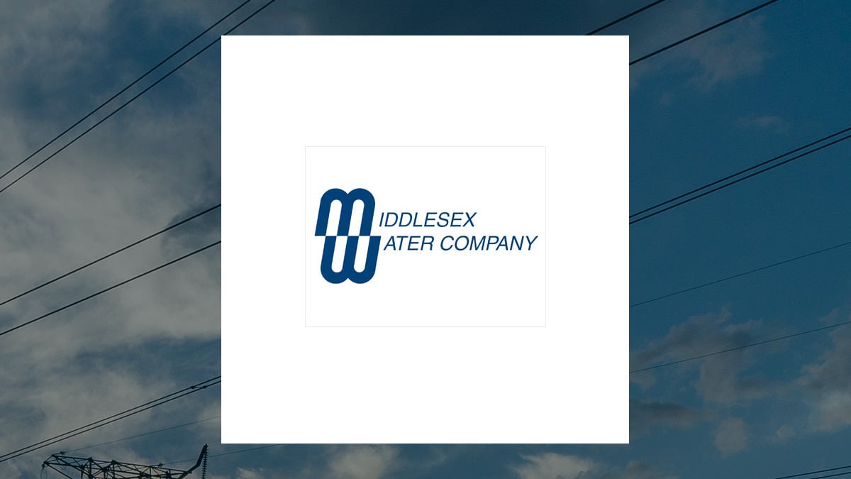 Middlesex Water logo with Utilities background