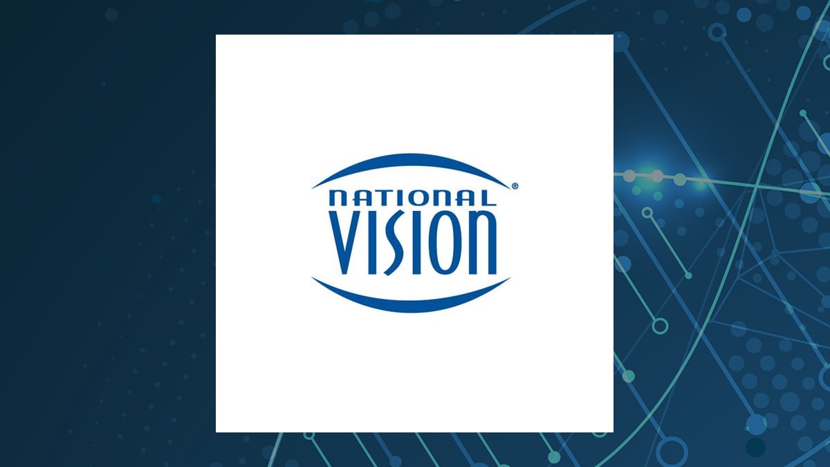 National Vision logo with Medical background