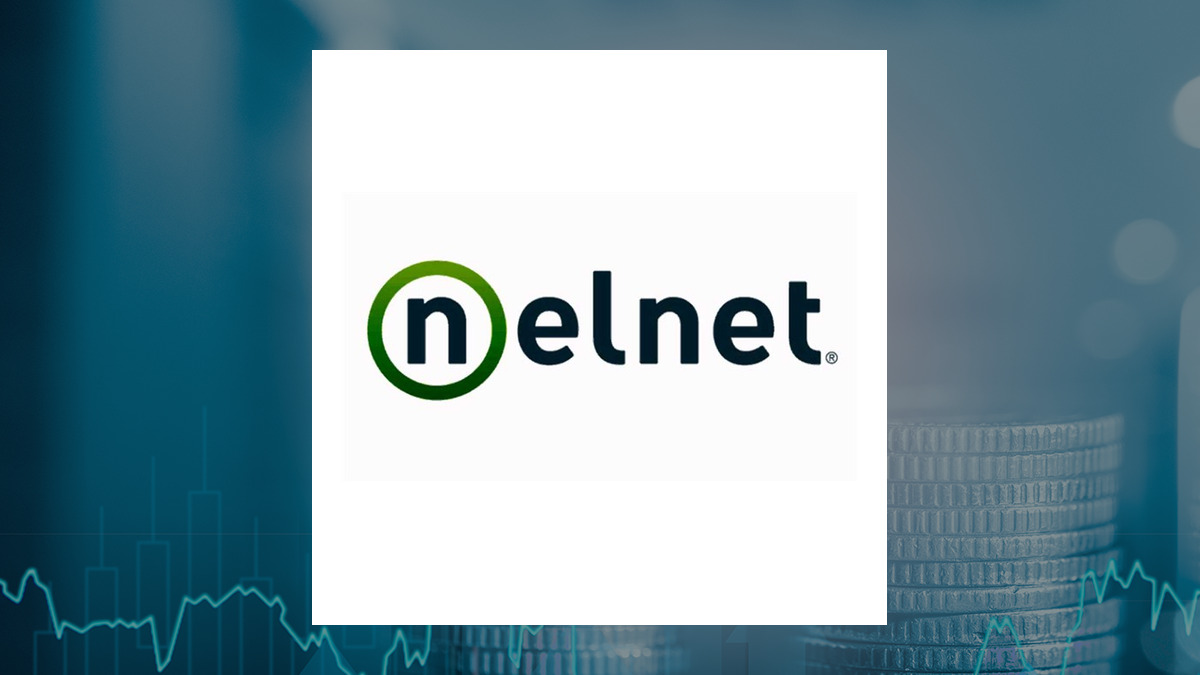 Nelnet logo with Finance background