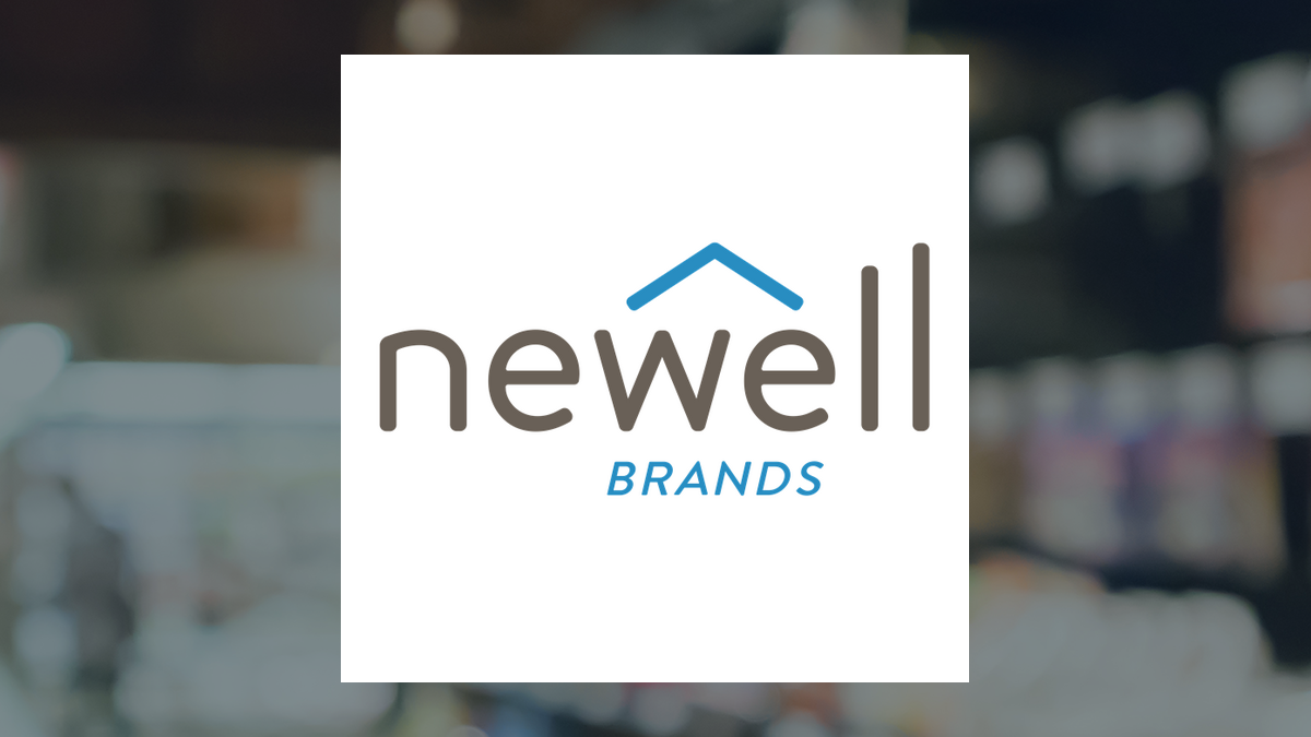 Newell Brands logo with Consumer Staples background