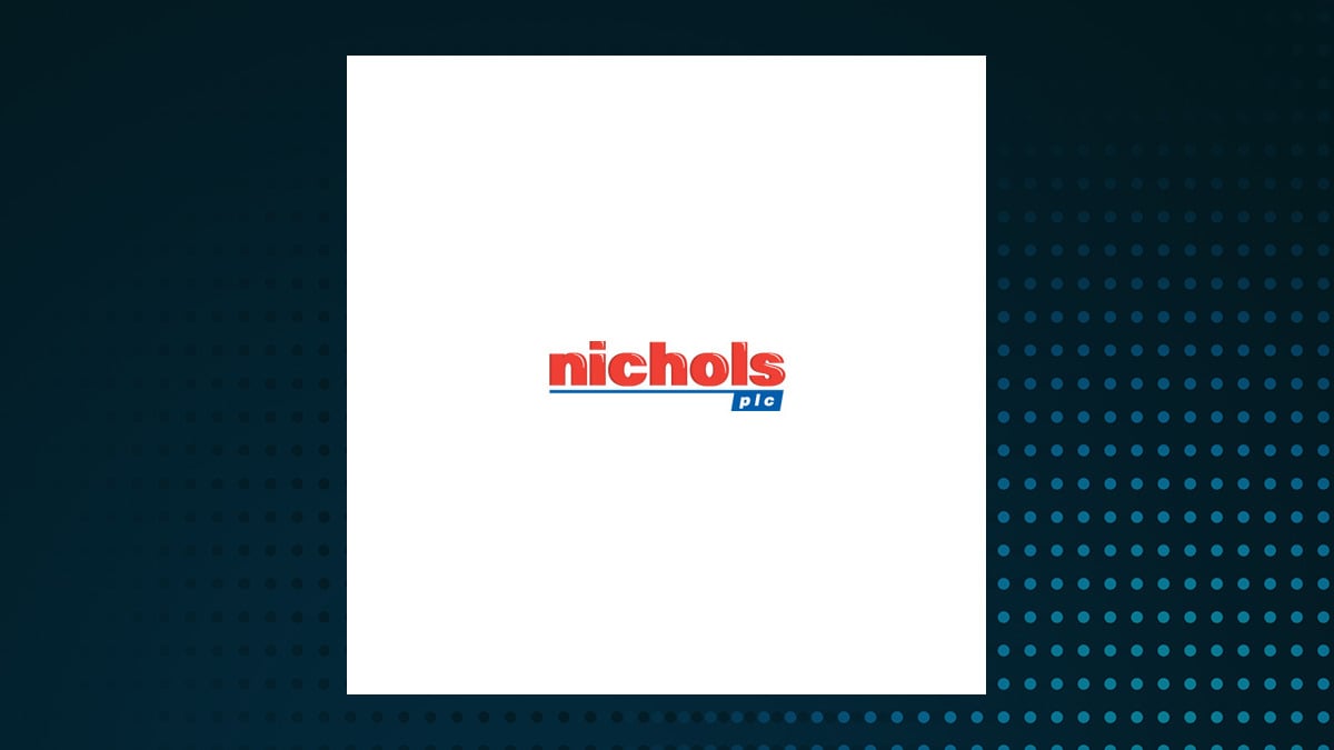 Nichols logo with Consumer Defensive background
