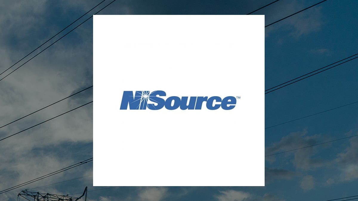 NiSource logo with Utilities background