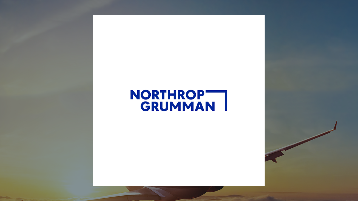 Northrop Grumman logo with Aerospace background