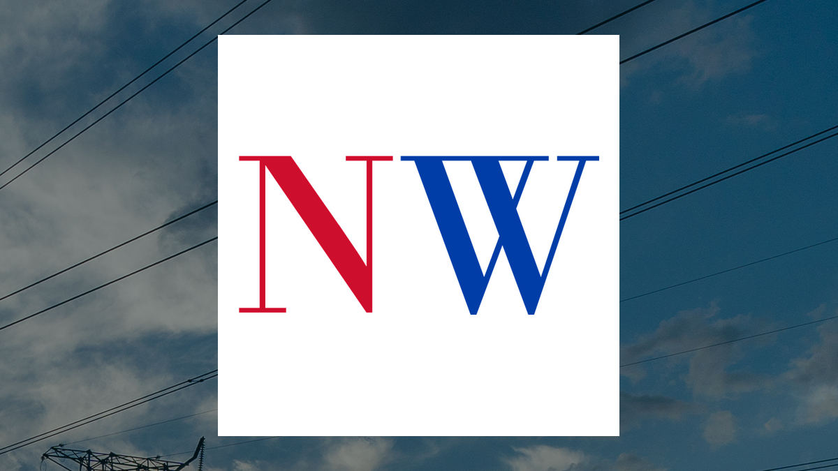 NorthWestern Energy Group logo with Utilities background