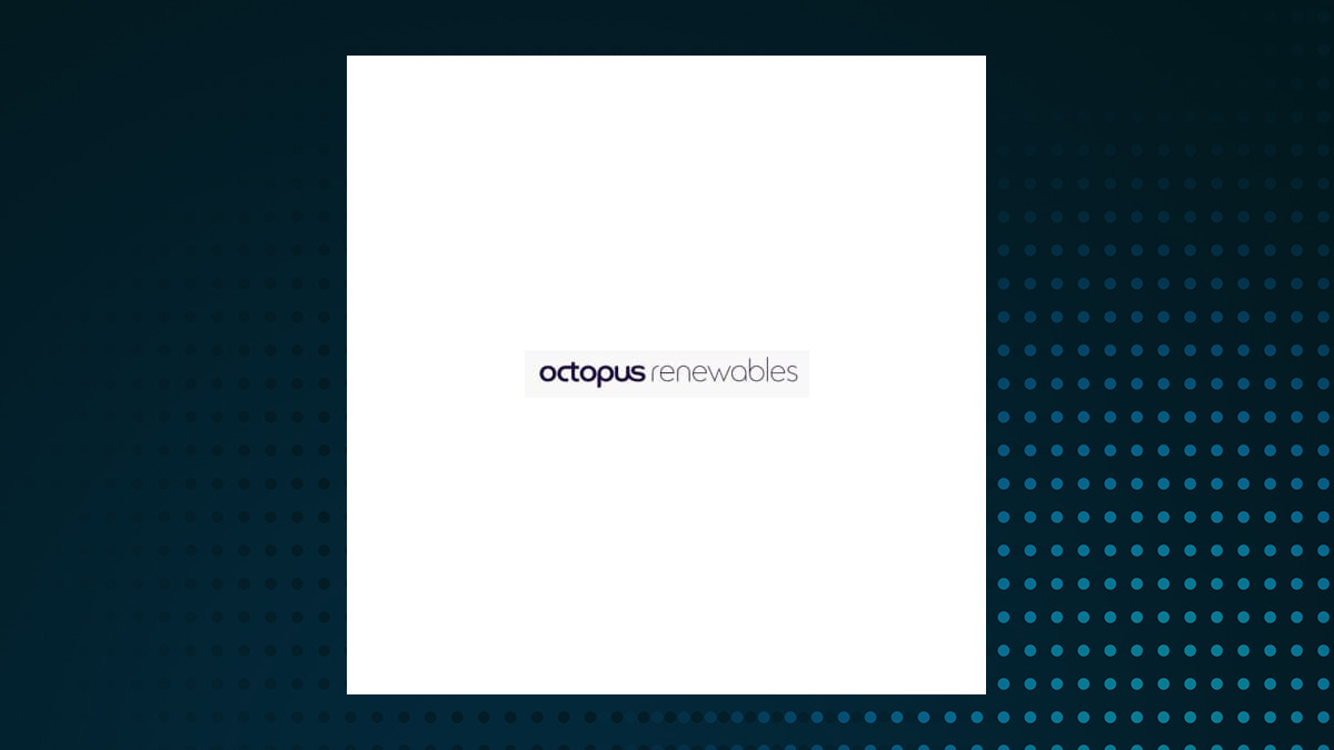 Octopus Renewables Infrastructure logo with Financial Services background