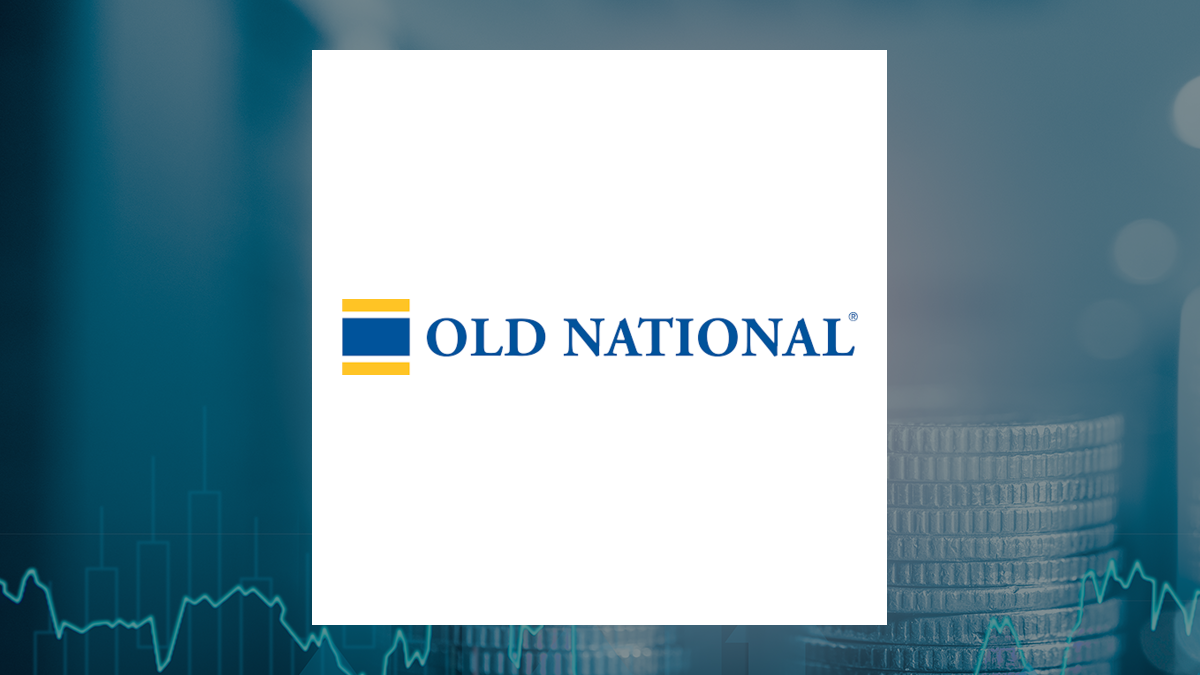 Old National Bancorp logo with Finance background