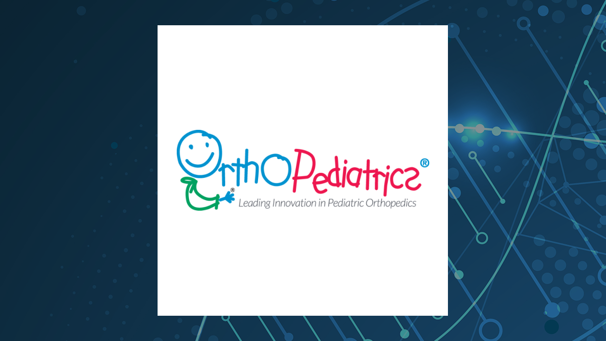 OrthoPediatrics logo with Medical background