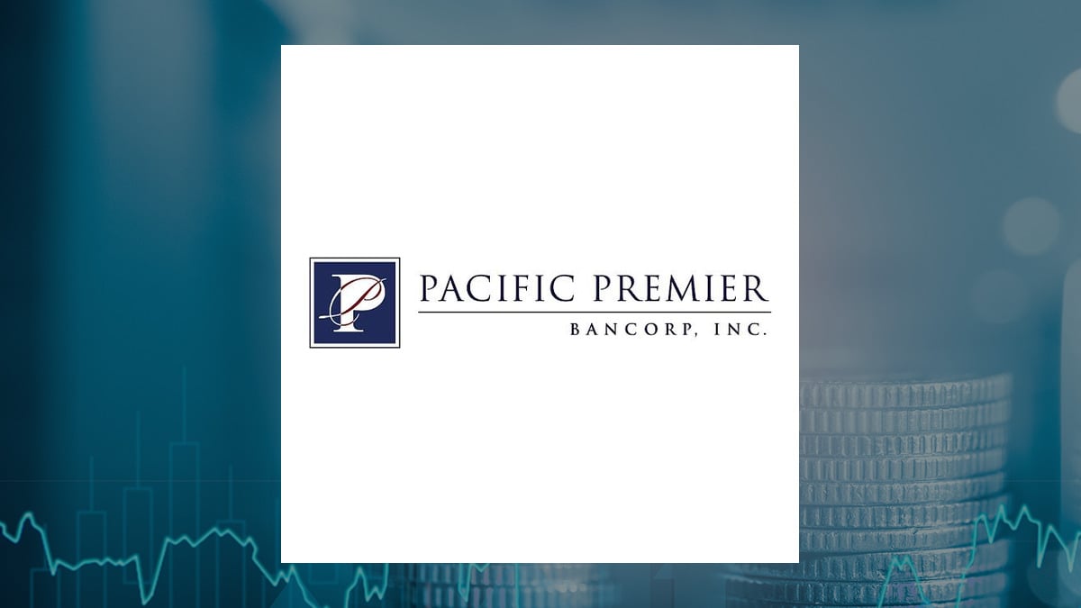 Pacific Premier Bancorp logo with Finance background