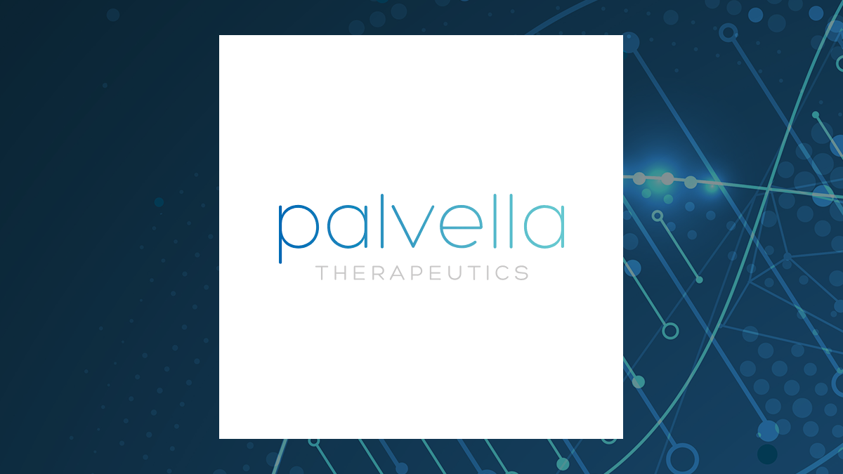 Palvella Therapeutics logo with Medical background