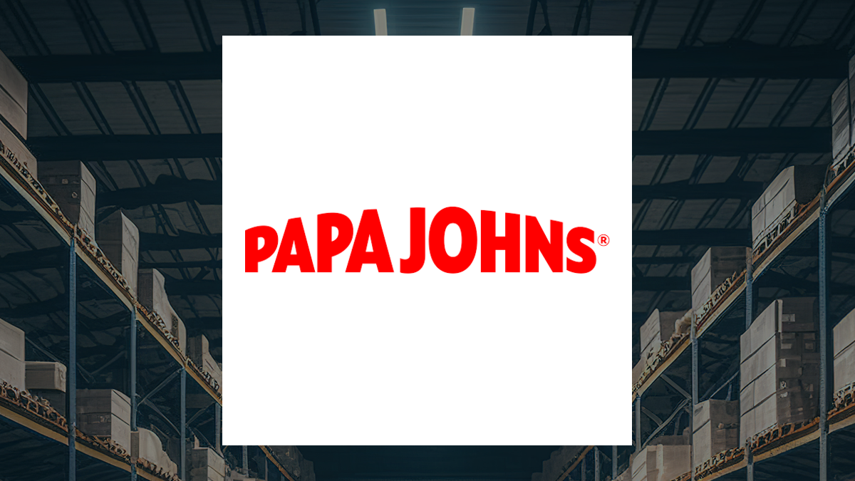Papa John's International logo with Retail/Wholesale background