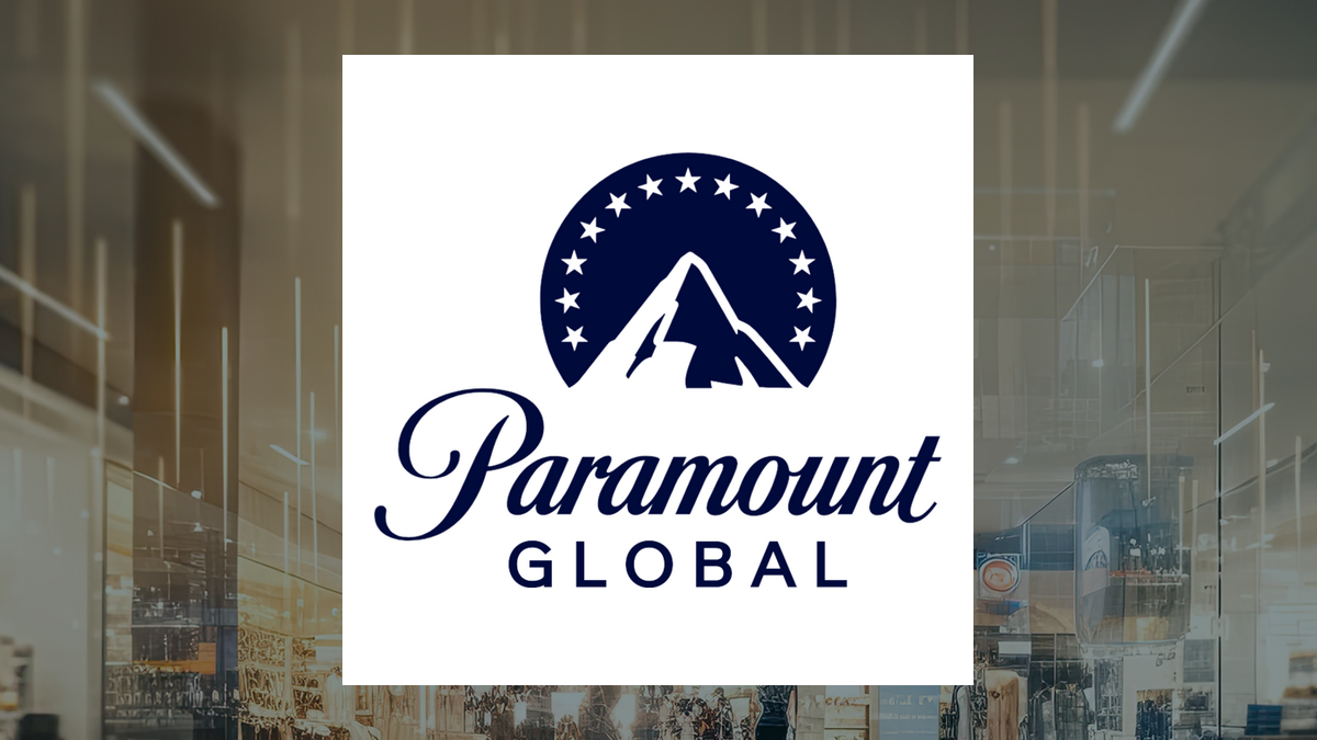 Paramount Global logo with Consumer Discretionary background