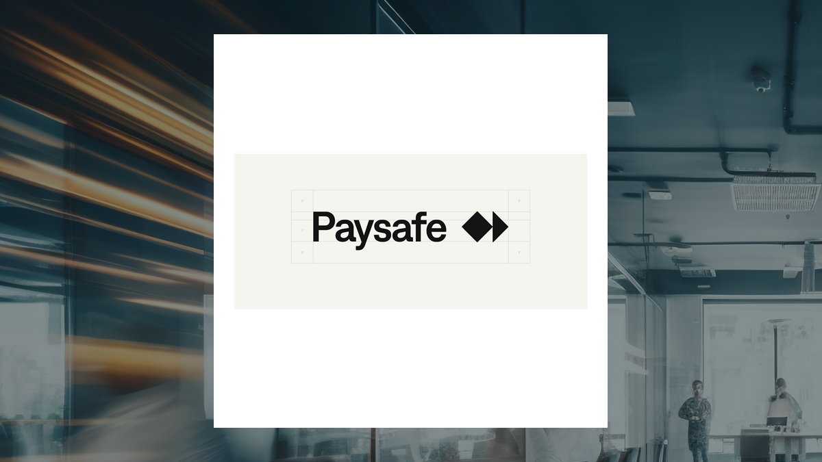 Paysafe logo with Business Services background